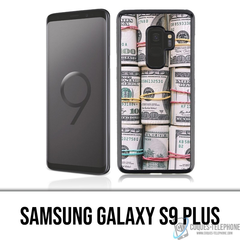 Coque Samsung Galaxy S9 PLUS - Billets Dollars rouleaux