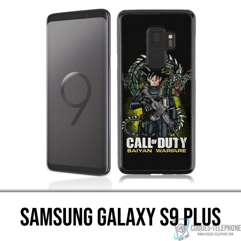 Coque Samsung Galaxy S9 PLUS - Call of Duty x Dragon Ball Saiyan Warfare
