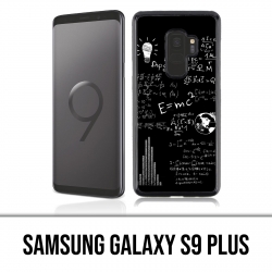 Coque Samsung Galaxy S9 PLUS - E égale MC 2 tableau noir