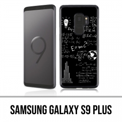 Samsung Galaxy S9 PLUS - E equals MC 2 blackboard