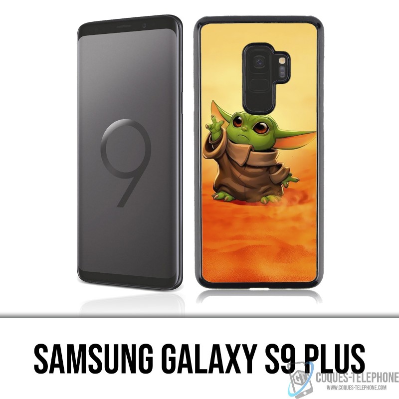 Case Samsung Galaxy S9 PLUS - Star Wars-Baby Yoda Fanart