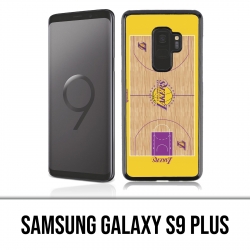 Custodia Samsung Galaxy S9 PLUS - campo da basket dei Lakers NBA
