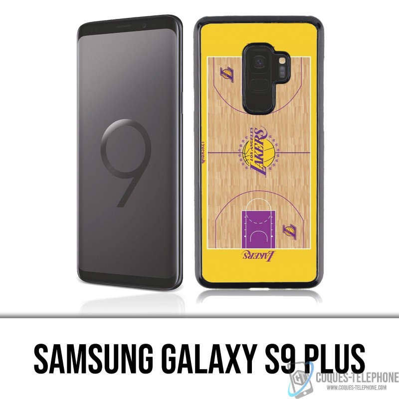 Coque Samsung Galaxy S9 PLUS - Terrain besketball Lakers NBA