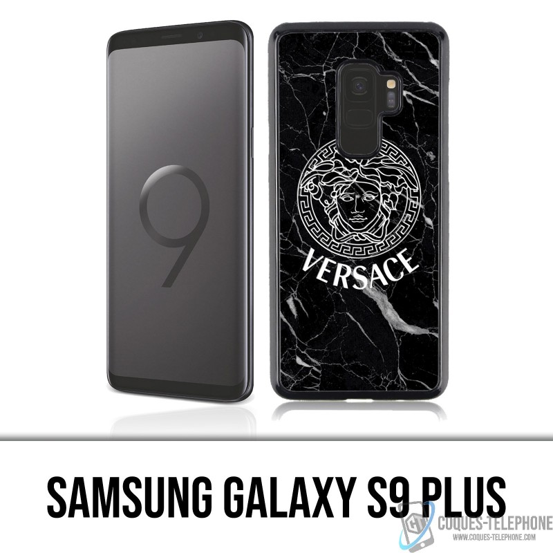 Coque Samsung Galaxy S9 PLUS - Versace marbre noir