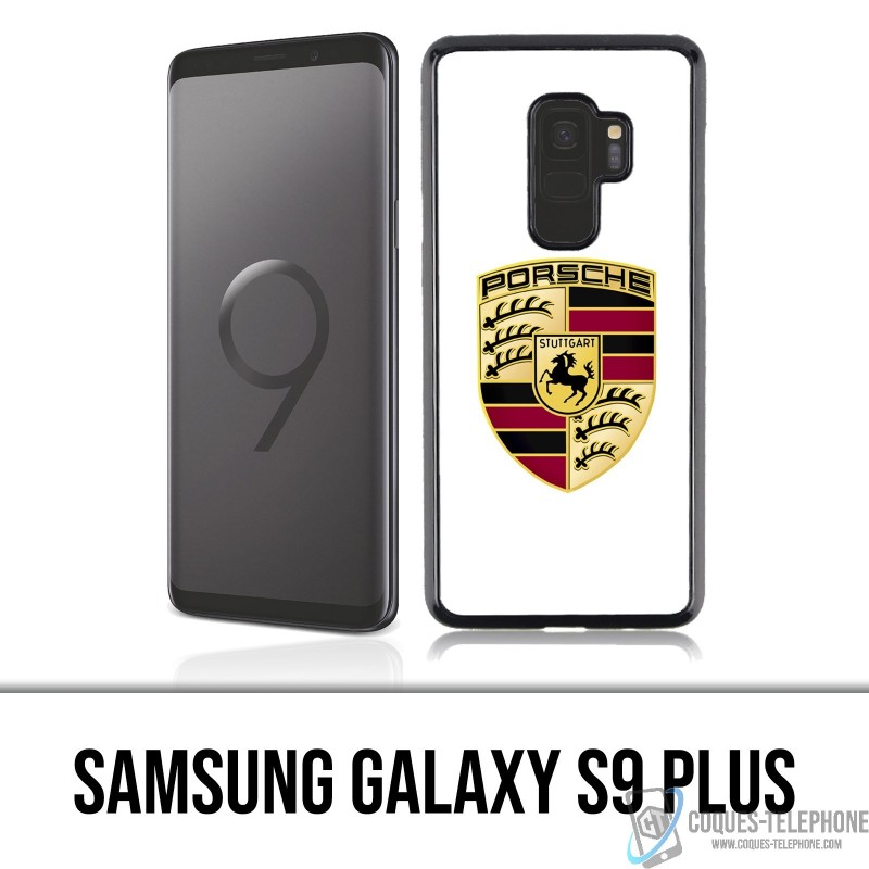 Samsung Galaxy S9 PLUS Case - Porsche weißes Logo