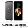 Coque Samsung Galaxy S9 PLUS - Porsche Logo Noir