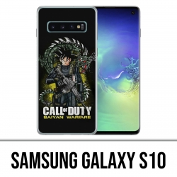 Case Samsung Galaxy S10 - Aufruf der Pflicht x Dragon Ball Saiyan Warfare