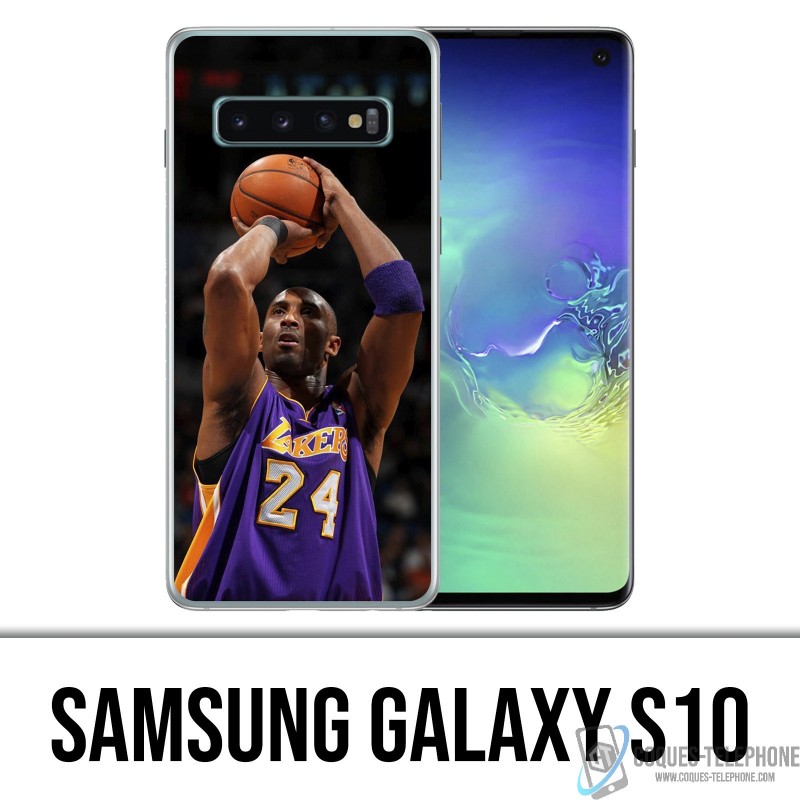 Coque Samsung Galaxy S10 - Kobe Bryant tir panier Basketball NBA