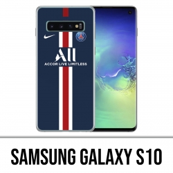 Coque Samsung Galaxy S10 - Maillot PSG Football 2020