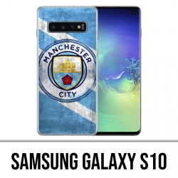 Samsung Galaxy S10 Case - Manchester Football Grunge