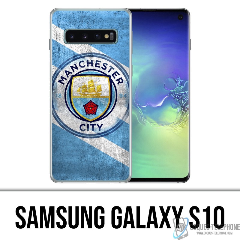 Case Samsung Galaxy S10 - Manchester Football Grunge