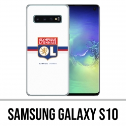 Coque Samsung Galaxy S10 - OL Olympique Lyonnais logo bandeau