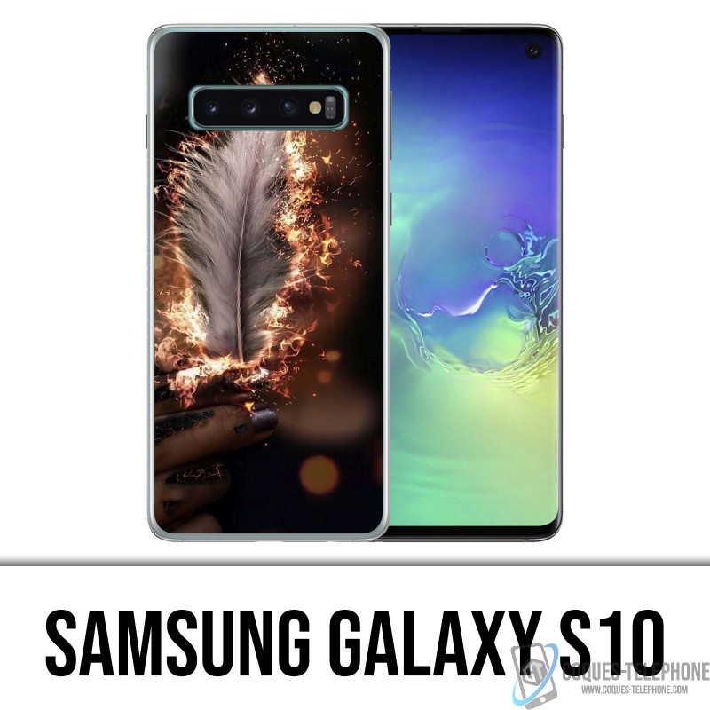 Samsung Galaxy S10 Custodia - Penna Fire