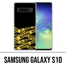 Coque Samsung Galaxy S10 - Warning