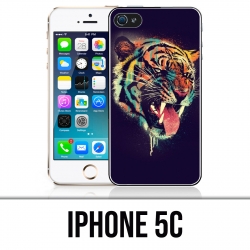 Funda iPhone 5C - Pintura Tigre