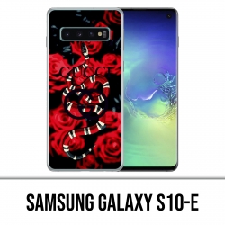 Estuche rígido Samsung Galaxy S10e - Rosas de serpiente Gucci