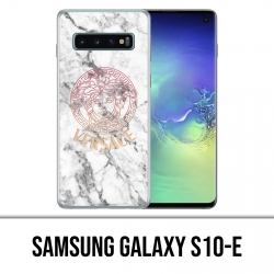Coque Samsung Galaxy S10e - Versace marbre blanc
