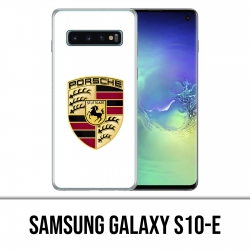 Samsung Galaxy S10e Case - Porsche-Logo weiß