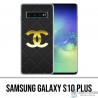 Samsung Galaxy S10 PLUS Case - Chanel-Leder-Logo