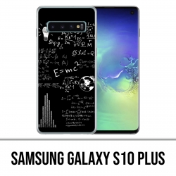 Coque Samsung Galaxy S10 PLUS - E égale MC 2 tableau noir