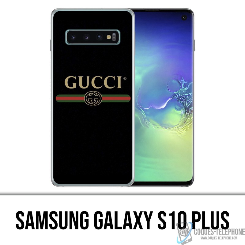 Funda Samsung Galaxy S10 PLUS - Cinturón con logotipo de Gucci