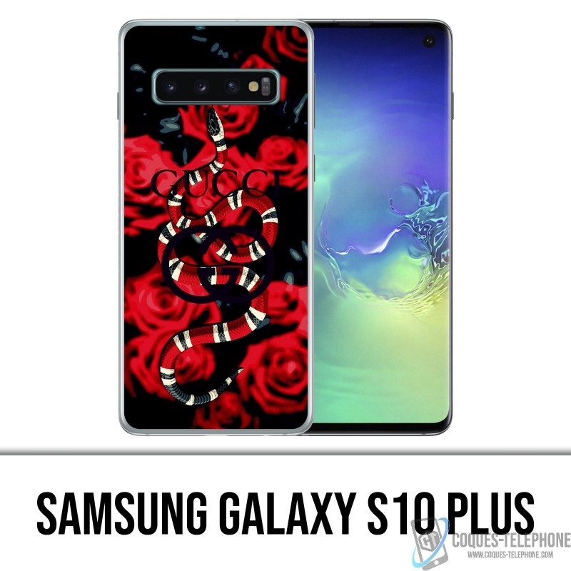 Samsung Galaxy S10 PLUS Case - Gucci-Schlange rosa