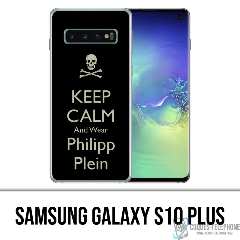 Coque Samsung Galaxy S10 PLUS - Keep calm Philipp Plein