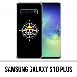 Samsung Galaxy S10 PLUS - Einteilige Kompass-Logo-Tasche
