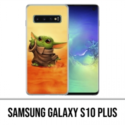 Case Samsung Galaxy S10 PLUS - Star Wars baby Yoda Fanart