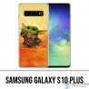Coque Samsung Galaxy S10 PLUS - Star Wars baby Yoda Fanart