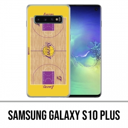 Custodia Samsung Galaxy S10 PLUS - campo da basket dei Lakers NBA