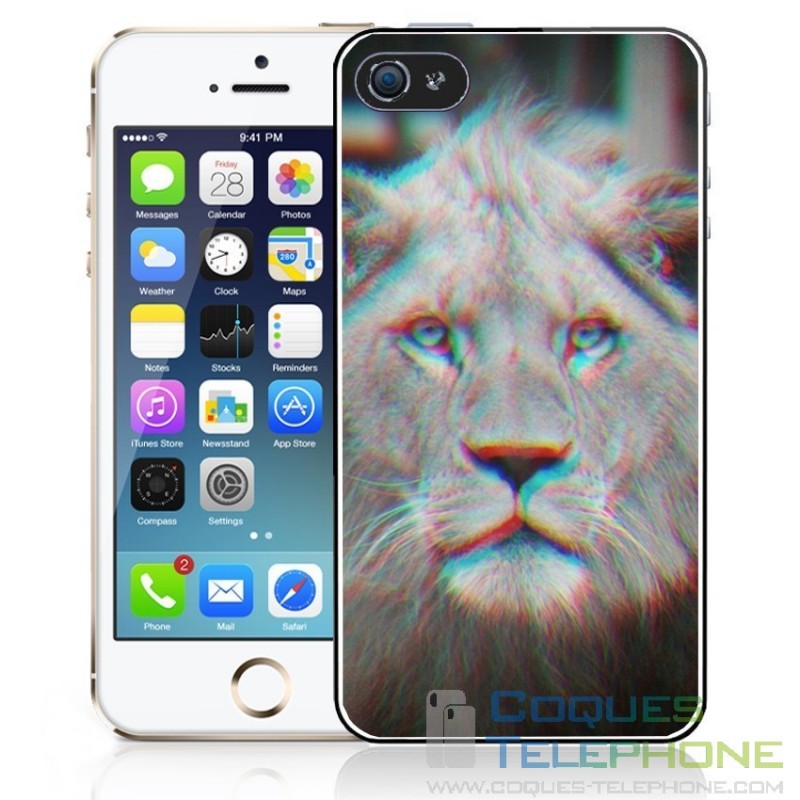 Caja del teléfono 3D Lion