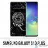 Samsung Galaxy S10 PLUS Custodia - Versace marmo nero