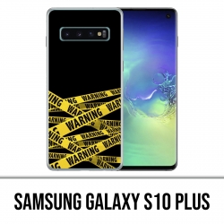 Funda del Samsung Galaxy S10 PLUS - Advertencia