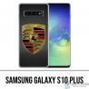 Samsung Galaxy S10 PLUS Custodia - Logo Porsche Carbonio