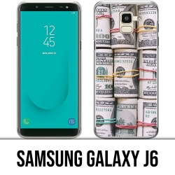 Coque Samsung Galaxy J6 - Billets Dollars rouleaux