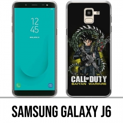 Coque Samsung Galaxy J6 - Call of Duty x Dragon Ball Saiyan Warfare
