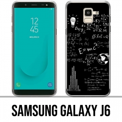 Coque Samsung Galaxy J6 - E égale MC 2 tableau noir