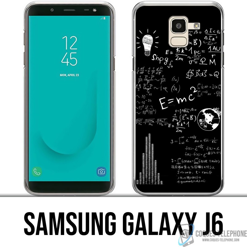 Samsung Galaxy J6 - E equals MC 2 blackboard Case