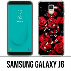 Samsung Galaxy J6 Case - Gucci snake pink