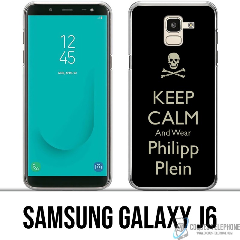 Samsung Galaxy J6 Case - Keep calm Philipp Plein