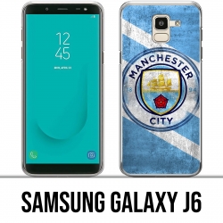 Samsung Galaxy J6 Custodia - Manchester Football Grunge