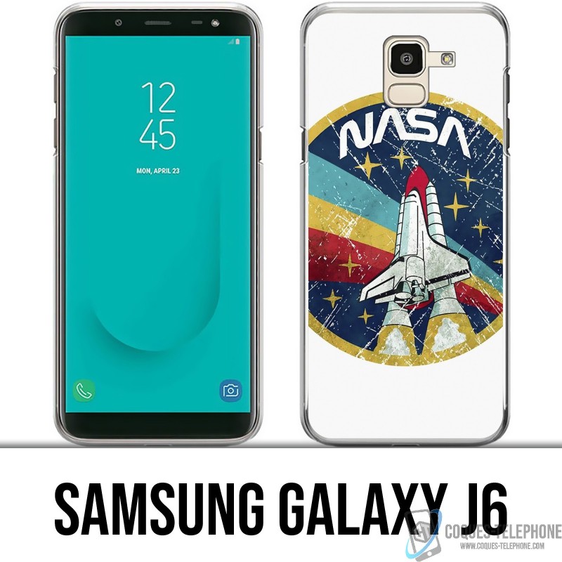 Coque Samsung Galaxy J6 - NASA badge fusée