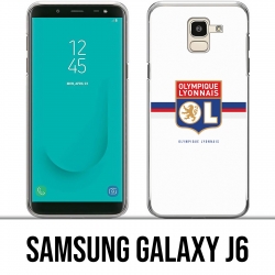 Coque Samsung Galaxy J6 - OL Olympique Lyonnais logo bandeau