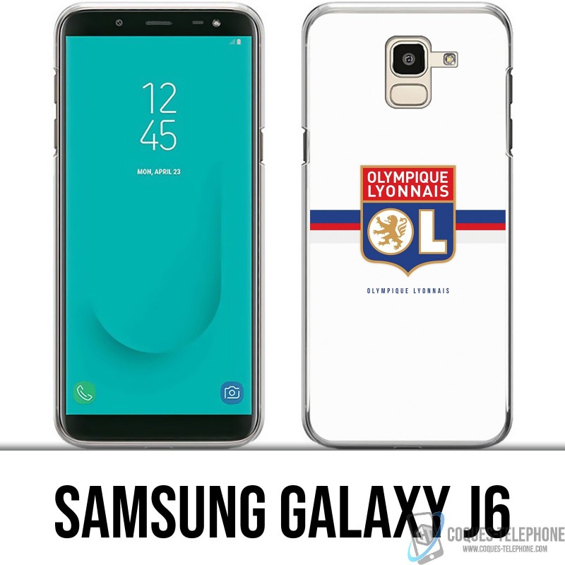 Samsung Galaxy J6 Custodia - fascia con logo OL Olympique Lyonnais