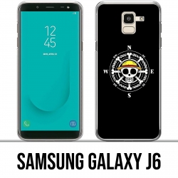 Coque Samsung Galaxy J6 - One Piece logo boussole