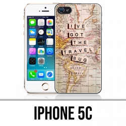 Coque iPhone 5C - Travel Bug