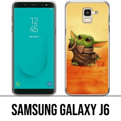 Samsung Galaxy J6 Case - Star Wars-Baby Yoda Fanart