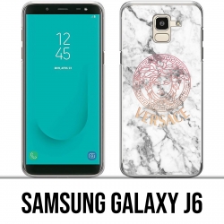 Samsung Galaxy J6 Case - Versace marble white
