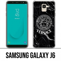 Coque Samsung Galaxy J6 - Versace marbre noir